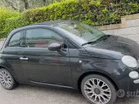 Usata Fiat 500 75 CV (55 kW) 2012 Nero Cabrio