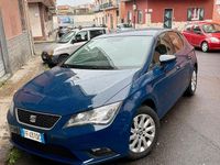 Usata Seat Leon 110 CV (80 kW) 2016 Blu Berlina