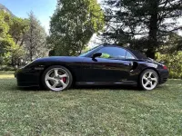 Usata Porsche 996 Turbo 450 CV (330 kW) 2007 Nero Cabrio