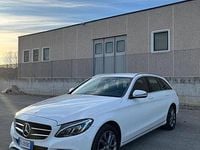 Usata Mercedes C200 136 CV (100 kW) 2016 Bianco Station wagon