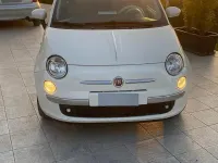 Usata Fiat 500 69 CV (50 kW) 2010 Bianco Cabrio