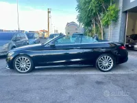 Usata Mercedes C220 Premium 170 CV (125 kW) 2017 Nero Cabrio