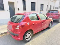 Usata Peugeot 206 60 CV (44 kW) 2010 Rosso Berlina