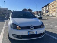 Usata VW Golf VI Highline 110 CV (80 kW) 2010 Bianco Utilitaria