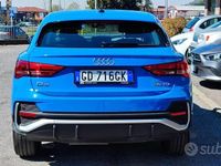 Usata Audi Q3 Sportback S-Line 150 CV (110 kW) 2020 Azzurro SUV