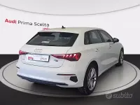 Usata Audi A3 Business 150 CV (110 kW) 2022 Bianco ghiaccio metalizzato Berlina