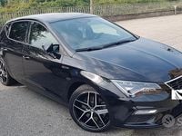 Usata Seat Leon FR 184 CV (135 kW) 2018 Nero Berlina