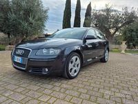 Usata Audi A3 Ambiente 140 CV (102 kW) 2007 Nero Berlina