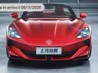 Nuova MG Cyberster 235 kW (320 CV) 2025 Argento Cabrio