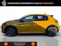 Usata Peugeot 208 GT 101 CV (74 kW) 2023 Giallo Utilitaria