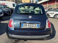 Usata Fiat 500 Lounge 69 CV (50 kW) 2008 Blu Utilitaria