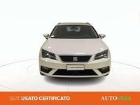 Usata Seat Leon ST Business 131 CV (96 kW) 2020 Bianco pastello Station wagon