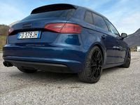 Usata Audi A3 S-Line 150 CV (110 kW) 2014 Blu Berlina