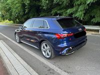 Usata Audi A3 Ambiente 150 CV (110 kW) 2024 Blu Utilitaria