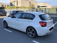 Usata BMW 118 Sport Line 143 CV (105 kW) 2014 Bianco Utilitaria