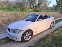 Usata BMW 118 Cabriolet Efficient Dynamics 143 CV (105 kW) 2009 Bianco Cabrio