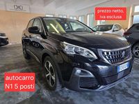 Usata Peugeot 3008 131 CV (96 kW) 2019 Nero SUV