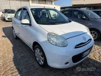 Usata Nissan Micra Acenta 80 CV (58 kW) 2011 Bianco Utilitaria