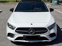 Usata Mercedes A200 AMG line 150 CV (110 kW) 2019 Bianco Berlina