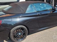 Usata BMW 218 Sport Line 150 CV (110 kW) 2017 Nero Cabrio