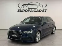 Usata Audi A3 Sport 190 CV (139 kW) 2019 Blu/azzurro Berlina