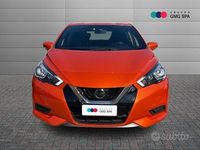 Usata Nissan Micra Acenta 71 CV (52 kW) 2018 Arancione Utilitaria