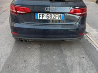 Usata Audi A3 150 CV (110 kW) 2018 Blu Berlina