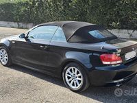 Usata BMW 120 Cabriolet 177 CV (130 kW) 2010 Nero Cabrio