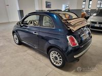 Usata Fiat 500C Lounge 69 CV (50 kW) 2014 Blu Cabrio