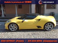Second-hand Alfa Romeo 4C Spider 241 CP (177 kW) 2017 Galben Cabrio