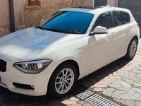 Usata BMW 118 Efficient Dynamics 143 CV (105 kW) 2015 Bianco Utilitaria
