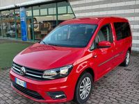 Usata VW Caddy Maxi Highline 110 CV (80 kW) 2020 Rosso Monovolume