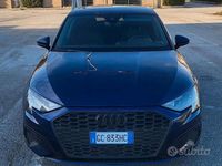 Usata Audi A3 Advanced 150 CV (110 kW) 2020 Blu/azzurro Berlina