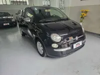 Usata Fiat 500 Lounge 69 CV (50 kW) 2009 Nero Cabrio