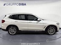 Usata BMW X3 Luxury Line 190 CV (139 kW) 2019 Bianco SUV