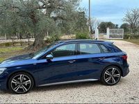 Usata Audi A3 S-Line 150 CV (110 kW) 2021 Blu Berlina