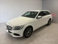 Usata Mercedes C200 136 CV (100 kW) 2017 Bianco Station wagon