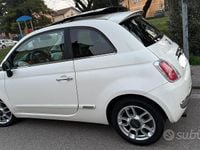Usata Fiat 500 Lounge 75 CV (55 kW) 2008 Bianco Cabrio