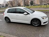Usata VW Golf VII R-line 110 CV (80 kW) 2016 Bianco Berlina