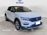 Usata VW T-Roc Style 116 CV (85 kW) 2019 Pure white nero SUV