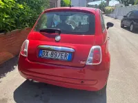 Usata Fiat 500 Pop 69 CV (50 kW) 2009 Rosso Cabrio