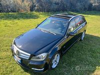 Usata Mercedes C250 Avantgarde 204 CV (150 kW) 2012 Nero Station wagon