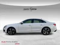 Usata Audi A4 Advanced Plus 163 CV (119 kW) 2023 Bianco ghiaccio metallizzato Berlina
