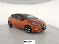 Occasion Nissan Micra Tekna 90 PK (66 kW) 2017 Oranje Hatchback