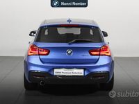 Usata BMW 114 M Sport 95 CV (69 kW) 2017 Blu/azzurro Utilitaria