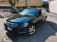 Usata Mercedes C220 Avantgarde 170 CV (125 kW) 2012 Nero Station wagon