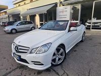 Usata Mercedes E220 Premium 170 CV (125 kW) 2014 Bianco Cabrio