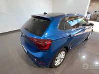 Usata VW Polo Style 95 CV (69 kW) 2022 Blu/azzurro Utilitaria