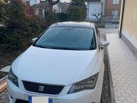 Usata Seat Leon 105 CV (77 kW) 2013 Bianco Berlina