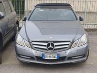 Usata Mercedes E200 Avantgarde 184 CV (135 kW) 2013 Argento Cabrio